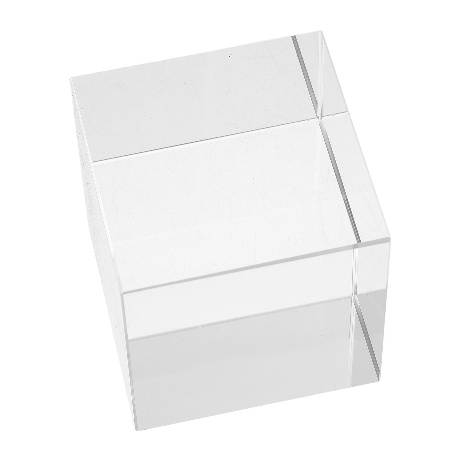 Paper Weight Crystal - Quadratischer, klarer Kristall-Papierdrückstein, schwerer, transparenter Papierdrückstein,
