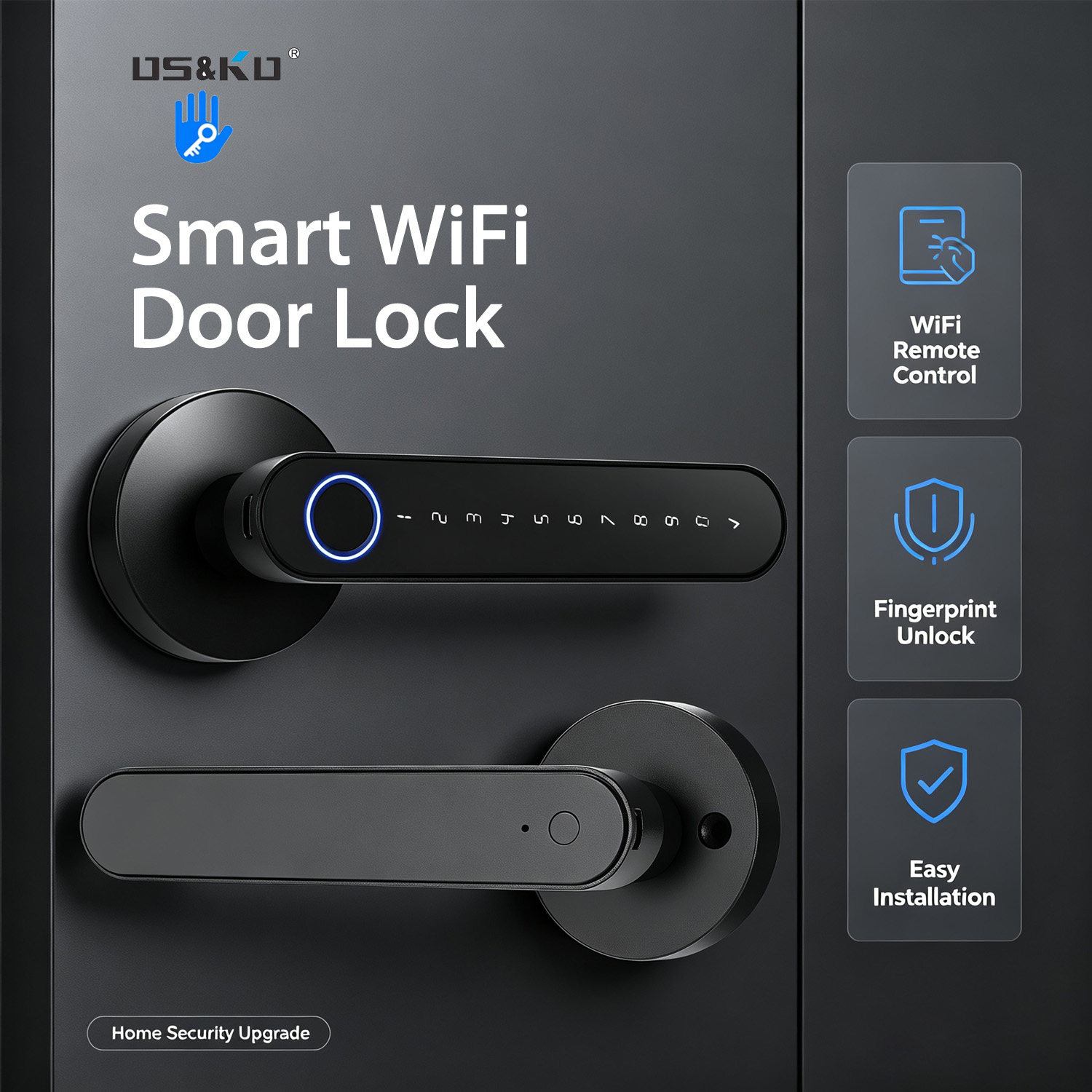Letter Opener Brass - TTLock Smartes Digitales Türschloss, 5-Wege Schlüsselloser