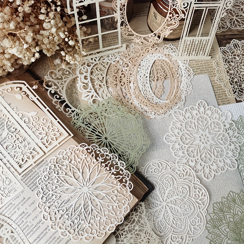 10 Stück Vintage Spitze Hohlma – Ink Blotter Paper Bewertung und Preis