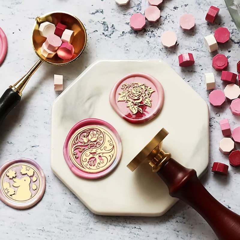 9 Wachssiegel + 1 Griff, Wachs – Wax Seal Stamp Set Bewertung und Preis
