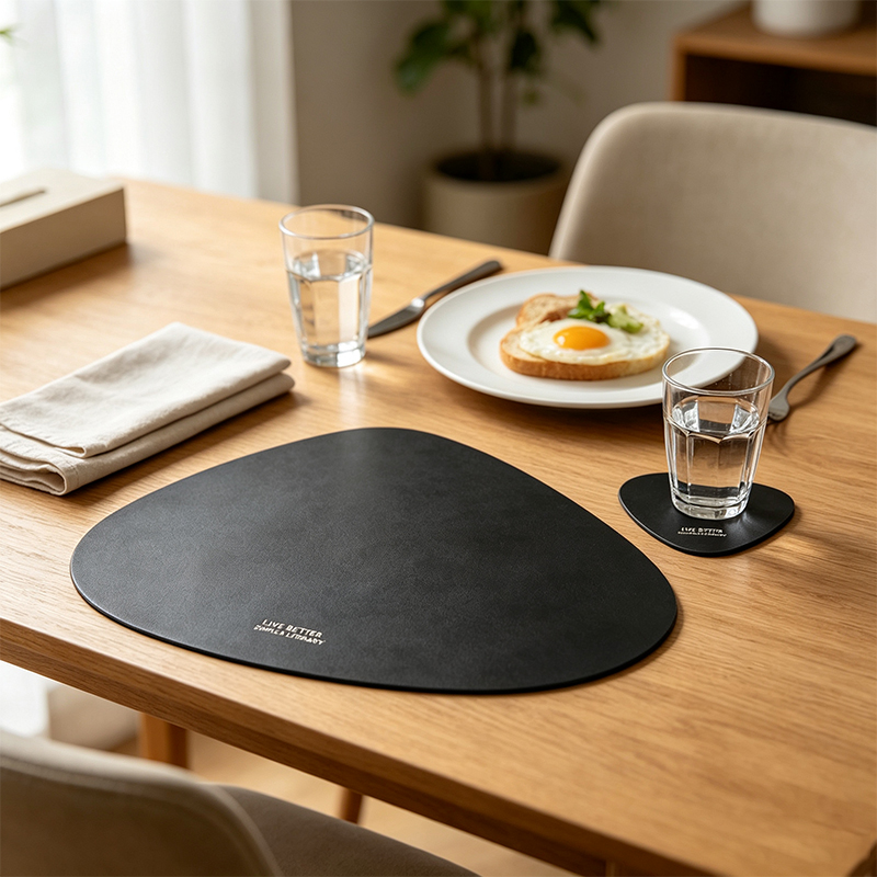 2/4/8/12 Stück Tropfenförmige  – Leather Desk Pad Bewertung und Preis