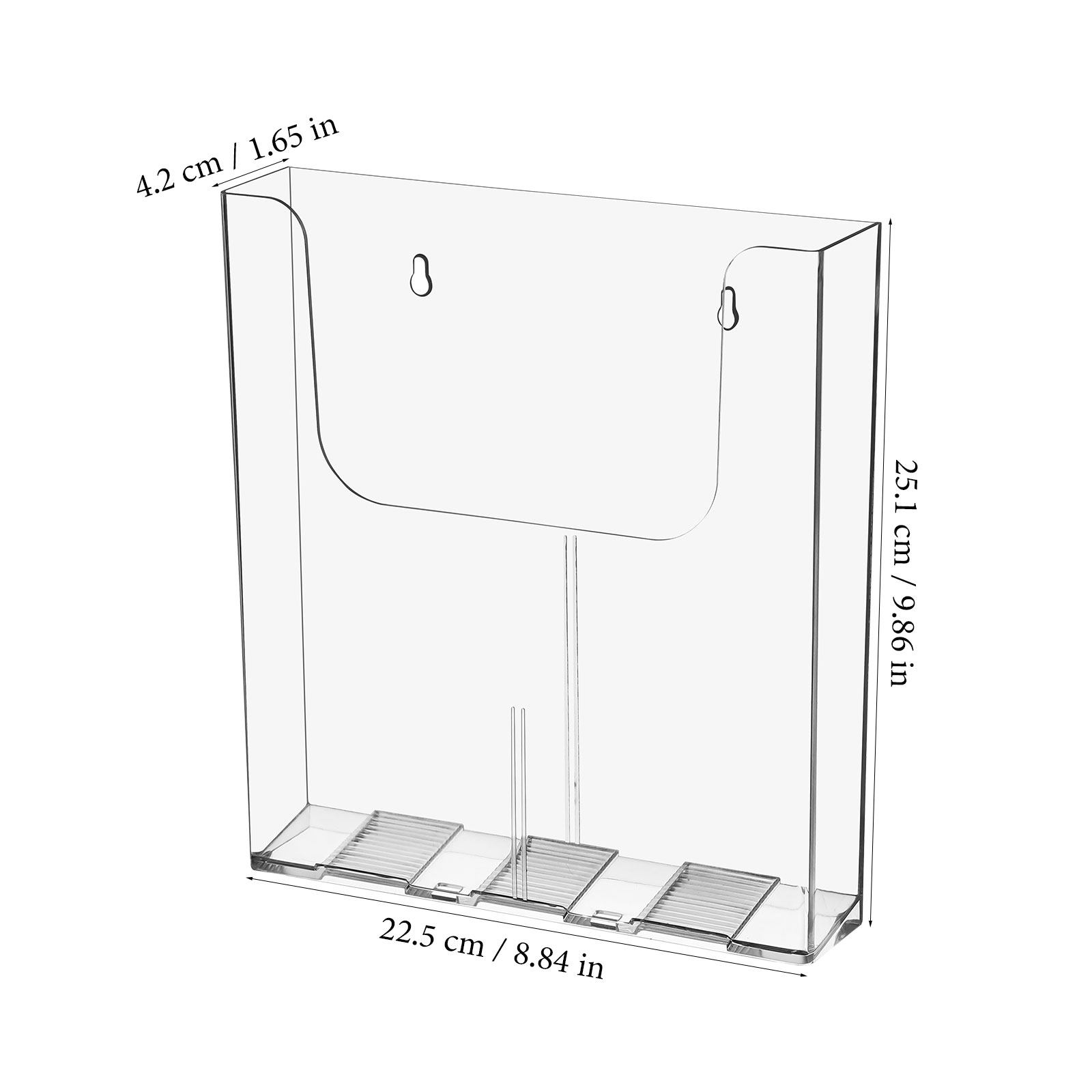 2 Stück transparente Acryl-Wan – Magazine Holder Rack Bewertung und Preis