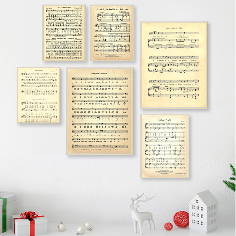 WEIHNACHTEN CAROLS Noten Poste – Ink Blotter Paper Bewertung und Preis