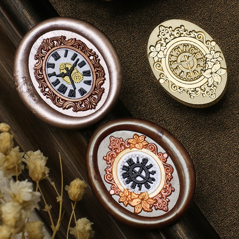 Retro Uhr Wachs Stempel Bär Ka – Wax Seal Stamp Set Bewertung und Preis