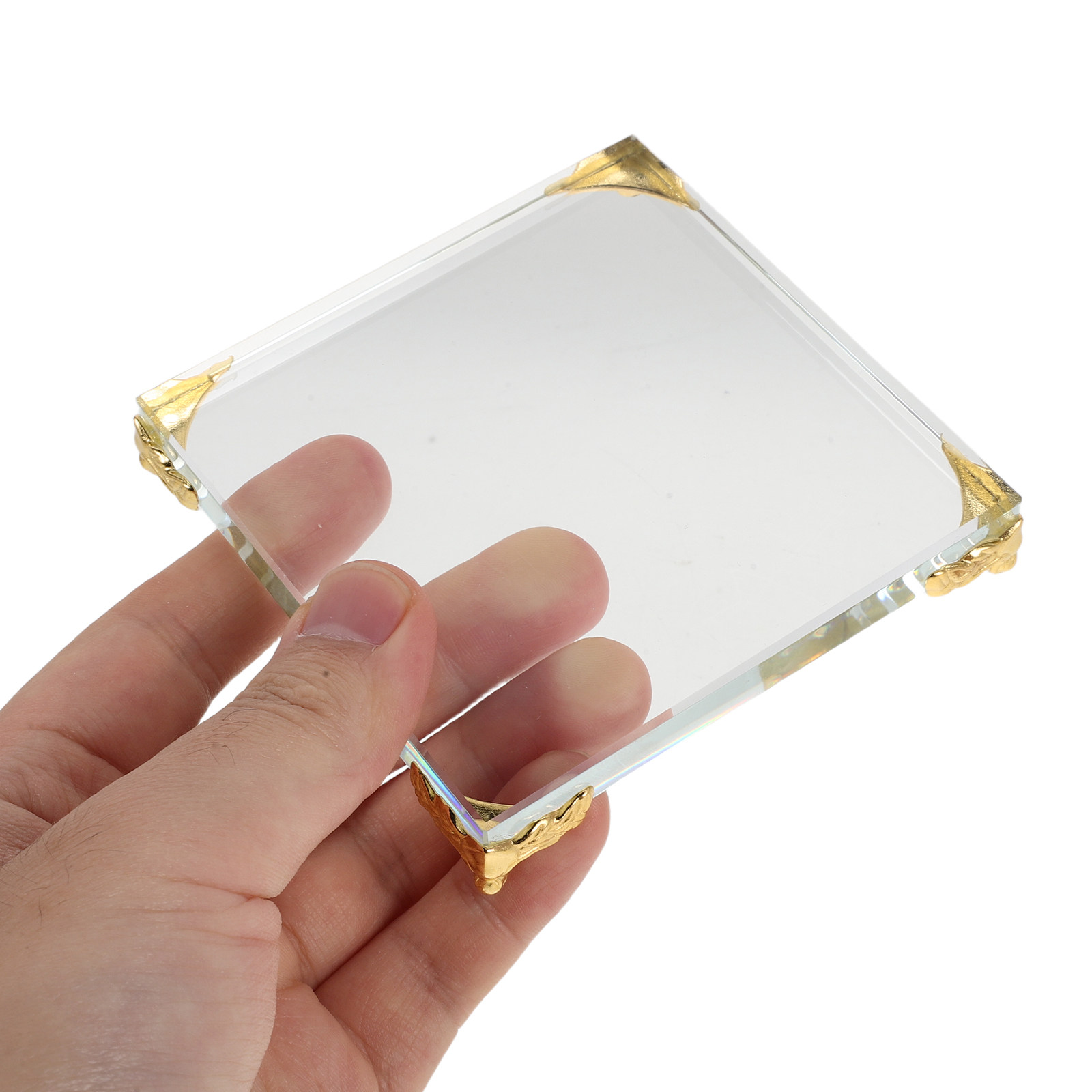 Quadratischer Kristall-Papierd – Paper Weight Crystal Bewertung und Preis